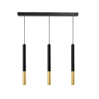 Пендел LUMA Light 100-09711-07BR-17 Black/Gold 3 x G9
