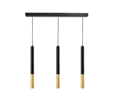 Пендел LUMA Light 100-09711-07BR-17 Black/Gold 3 x G9