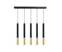 Пендел LUMA Light 100-09711-12BR-17 Black/Gold 5 x G9