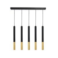 Пендел LUMA Light 100-09711-12BR-17 Black/Gold 5 x G9