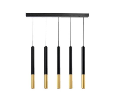 Пендел LUMA Light 100-09711-12BR-17 Black/Gold 5 x G9