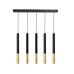 Пендел LUMA Light 100-09711-12BR-17 Black/Gold 5 x G9