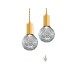 Пендел LUMA Light 100-09910-07 Gold/Transparent 3 x G9