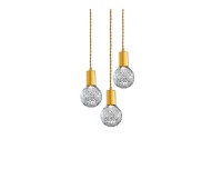 Пендел LUMA Light 100-09910-07 Gold/Transparent 3 x G9