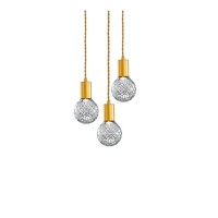 Пендел LUMA Light 100-09910-07 Gold/Transparent 3 x G9