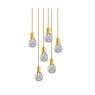 Пендел LUMA Light 100-09910-13-R Gold/Transparent 6 x G9