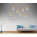 Пендел LUMA Light 100-09910-13BR Gold/Transparent 6 x G9