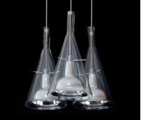 LUMA Light 104-06065-07 Chrome/Transparent 3 x E14
