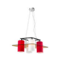 Пендел LUMA Light 105-02776-09 White/Red 4 x E27