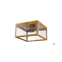 Плафон LUMA Light 114-01016-20-06 Antique bronze 2 x E27