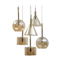 Пендел LUMA Light 114-01047-13-28 Amber 6 x G9