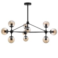 Пендел LUMA Light 114-01068-04-01 Black 10 x E27