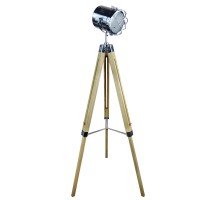 LUMA Light 117-01053-10 Wood/Chrome 1 x E27