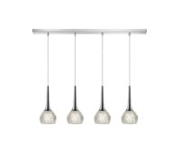 Пендел LUMA Light 118-01076-09BR Chrome/Clear 4 x G9