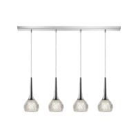 LUMA Light 118-01076-09BR Chrome/Clear 4 x G9
