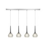Пендел LUMA Light 118-01076-09BR Chrome/Clear 4 x G9