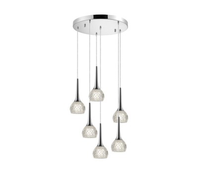 Пендел LUMA Light 118-01076-13 Chrome/Clear 6 x G9