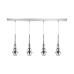 LUMA Light 120-01083-09BR-03 Silver 4 x GU10