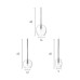 Пендел LUMA Light 123-01156-09BR-28 Amber 4 x G9