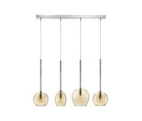 Пендел LUMA Light 123-01156-09BR-28 Amber 4 x G9
