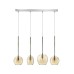 Пендел LUMA Light 123-01156-09BR-28 Amber 4 x G9