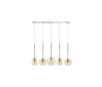 Пендел LUMA Light 123-01156-12BR-28 Amber 5 x G9