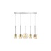 Пендел LUMA Light 123-01156-12BR-28 Amber 5 x G9