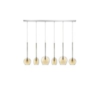 Пендел LUMA Light 123-01156-13BR-28 Amber 6 x G9