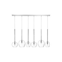 Пендел LUMA Light 123-01156-13BR-29 Clear 6 x G9