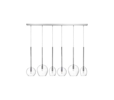 Пендел LUMA Light 123-01156-13BR-29 Clear 6 x G9