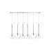 Пендел LUMA Light 123-01156-13BR-29 Clear 6 x G9