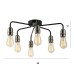 LUMA Light 123-02302-13 Black/Antique brass 6 x E27