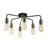 LUMA Light 123-02302-13 Black/Antique brass 6 x E27
