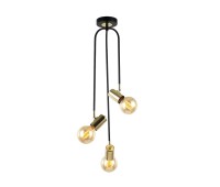 LUMA Light 123-02303-07 Black/Gold 3 x E27