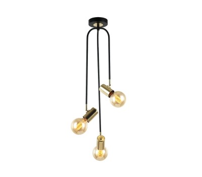 Пендел LUMA Light 123-02303-07 Black/Gold 3 x E27