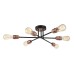Плафон LUMA Light 123-02305-13 Black/Copper 6 x E27