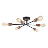 Плафон LUMA Light 123-02305-13 Black/Copper 6 x E27