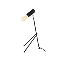 Настолна лампа LUMA Light 123-02306-01 Black/Gold 1 x E27
