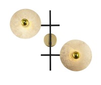 LUMA Light 123-02307-17 Black/Gold 2 x E27