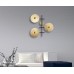 Аплик LUMA Light 123-02307-18 Black/Gold 3 x E27