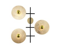 LUMA Light 123-02307-18 Black/Gold 3 x E27