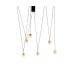 LED пендел LUMA Light 123-02311-13 Gold 42W 3000К