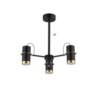 Пендел LUMA Light 123-02314-07-17 Black/Gold 3 x GU10