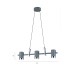LUMA Light 123-02315-07BR Grey/Chrome 3 x GU10