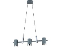 LUMA Light 123-02315-07BR Grey/Chrome 3 x GU10