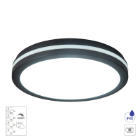 LED фасаден плафон LUXERA 70334 FAMO 20W 3000K - 6000K IP65