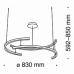 LED пендел MAYTONI MOD054PL-L52B3K LINE