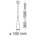 Пендел MAYTONI P318PL-01B NEVILL