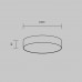 LED панел за външен монтаж MAYTONI C032CL-36W3K-RD-B ZON