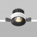 LED луна за вграждане MAYTONI DL058-12W3K-TRS-B ROUND TRIMLESS